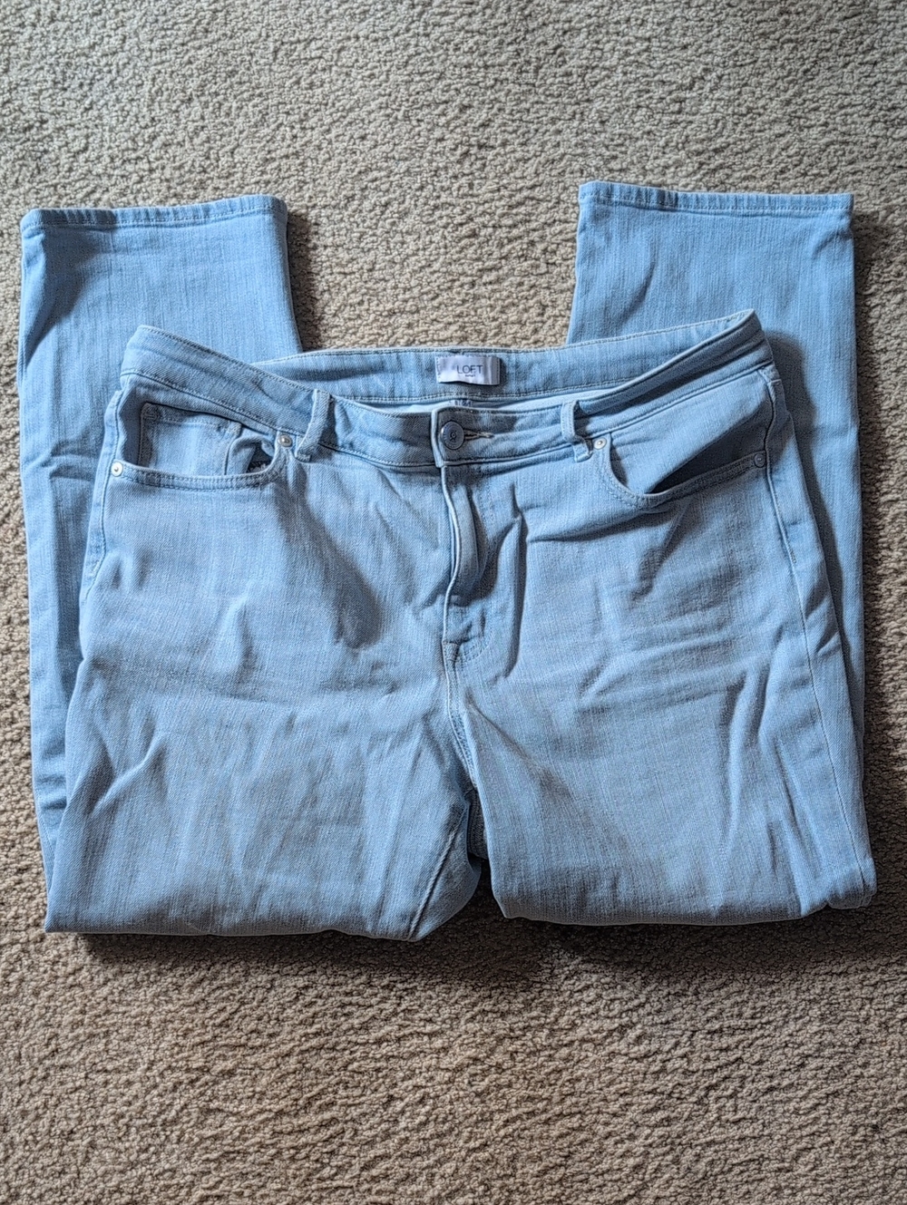 LOFT Light Blue Boyfriend Jeans